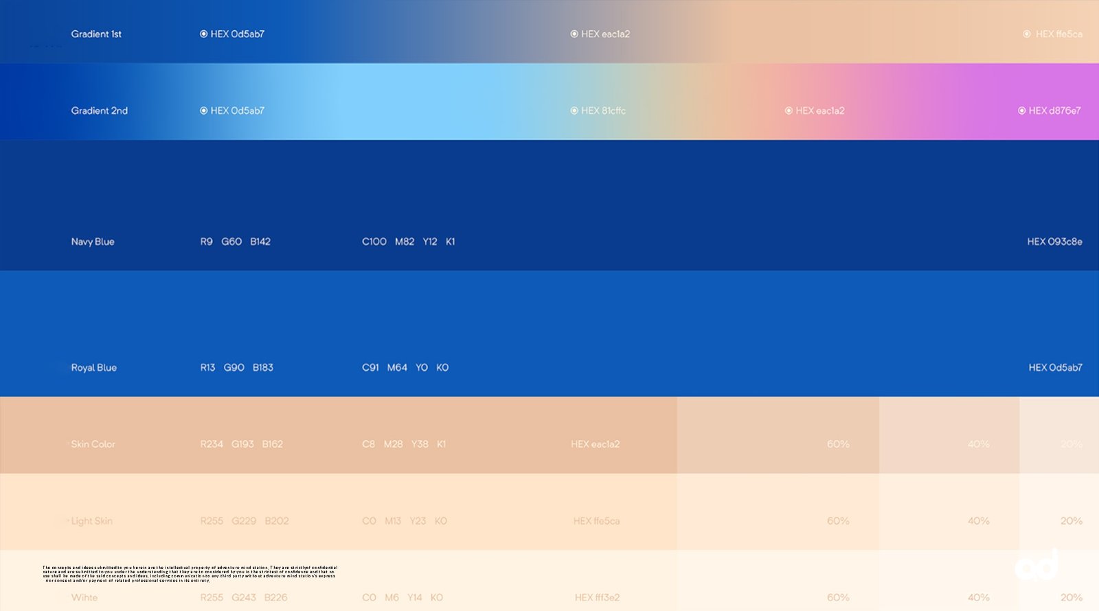 Be My Scent Color Palette