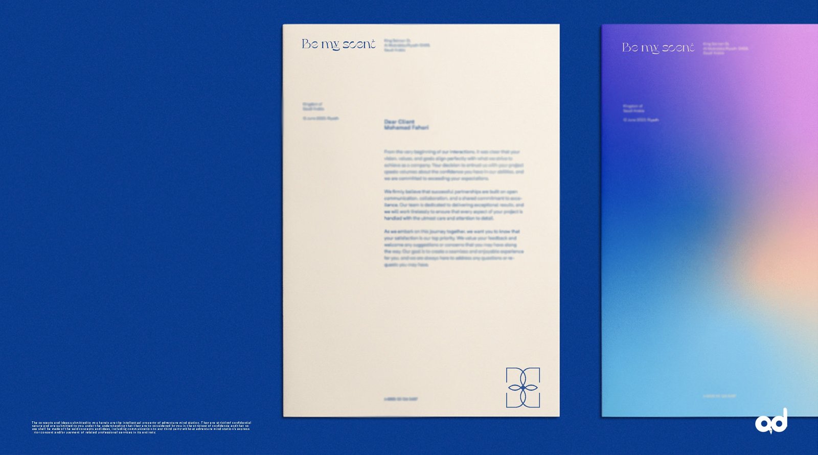 Be My Scent Fragrant Valley Typography