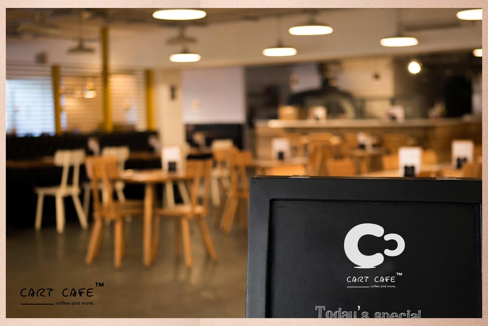 Cart Cafe Menu Board