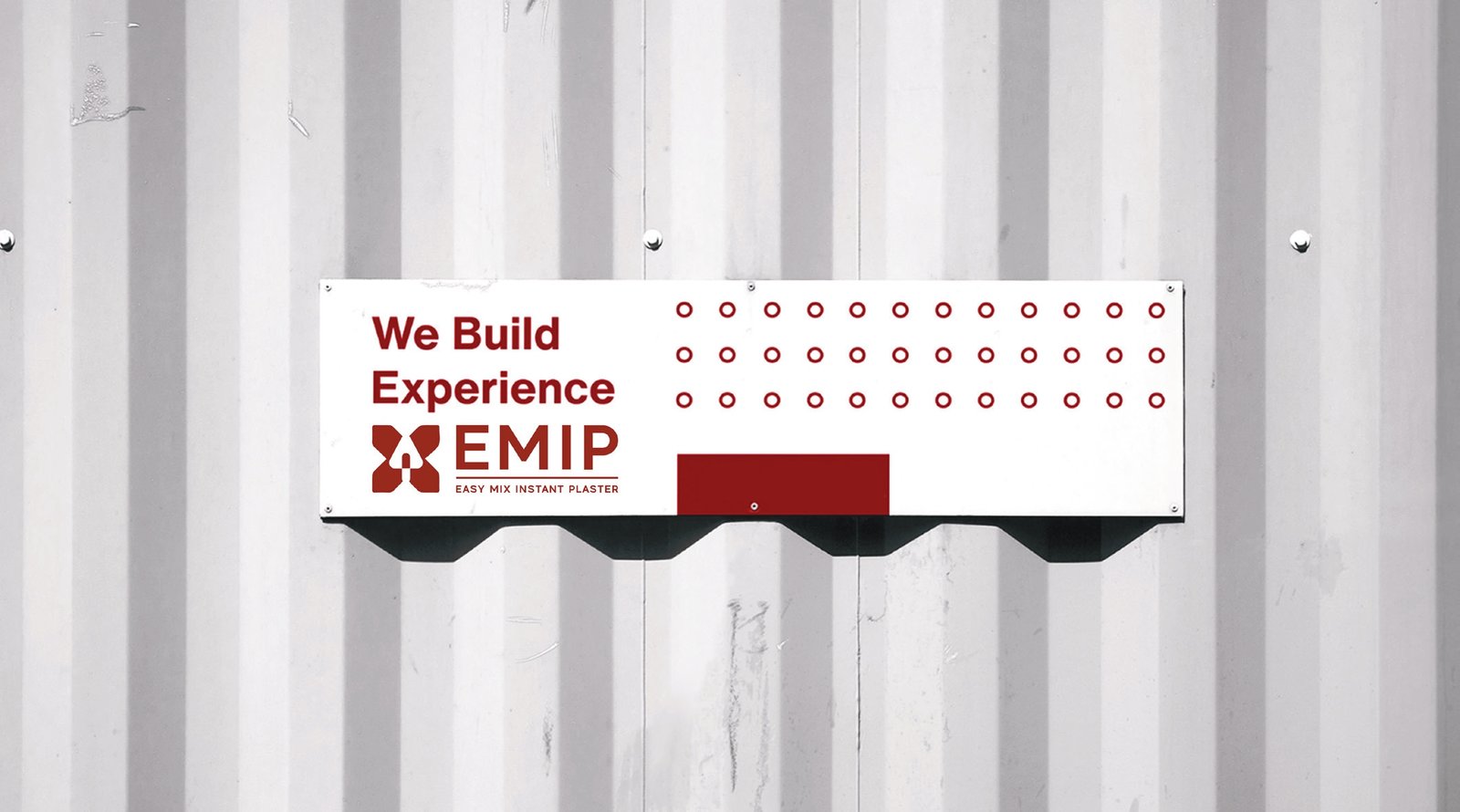 EMIP Banner on Container