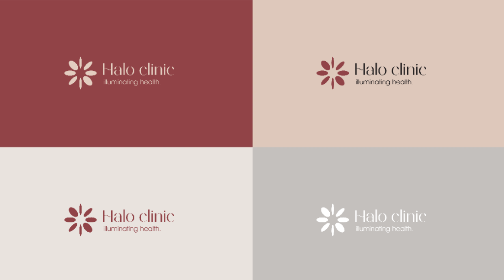 Halo Clinic Logo Variations