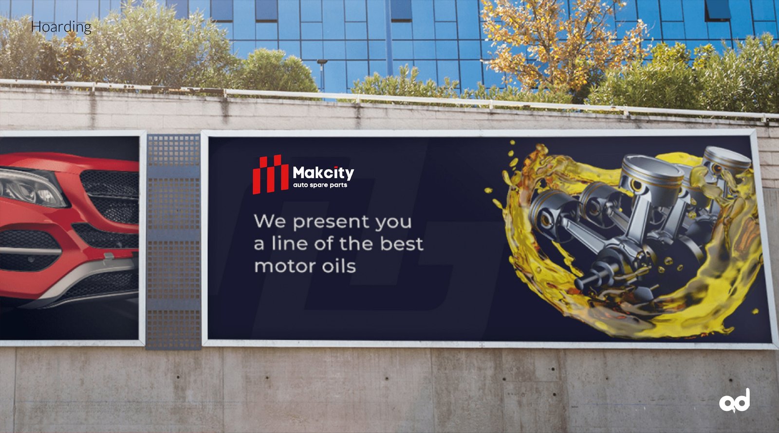 MakCity Motor Oils Hoarding