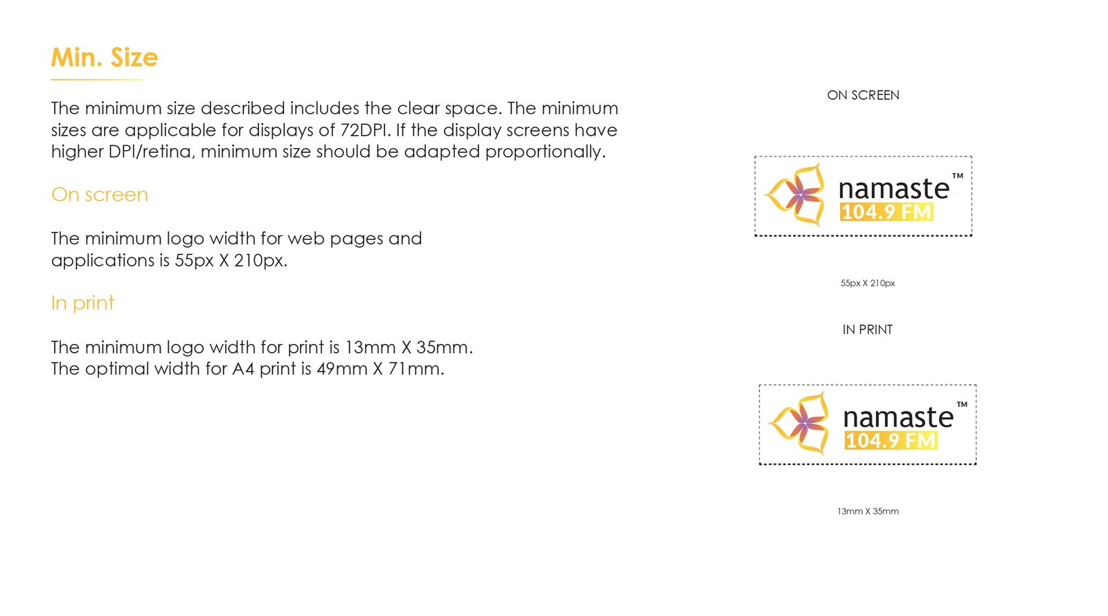 Namaste FM Prohibited Use